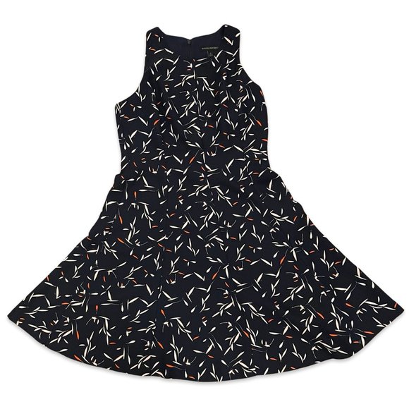 Banana Republic Blue Floral A-Line Dress size 4 - Picture 1 of 4